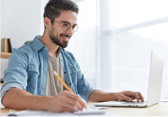 Candidate preparing for a computer-based assessment